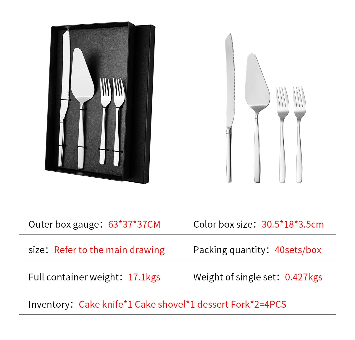 Stainless Steel Cake Knife Shovel Suit Wedding Party Cake Shovel Bread Knife Fork Pizza Shovel Baking Tools
