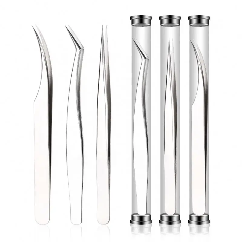 Beauty Wholesale Portable Practice Eyelash Extension Tweezers Training Kit Practice Eye Lash Extension Kit