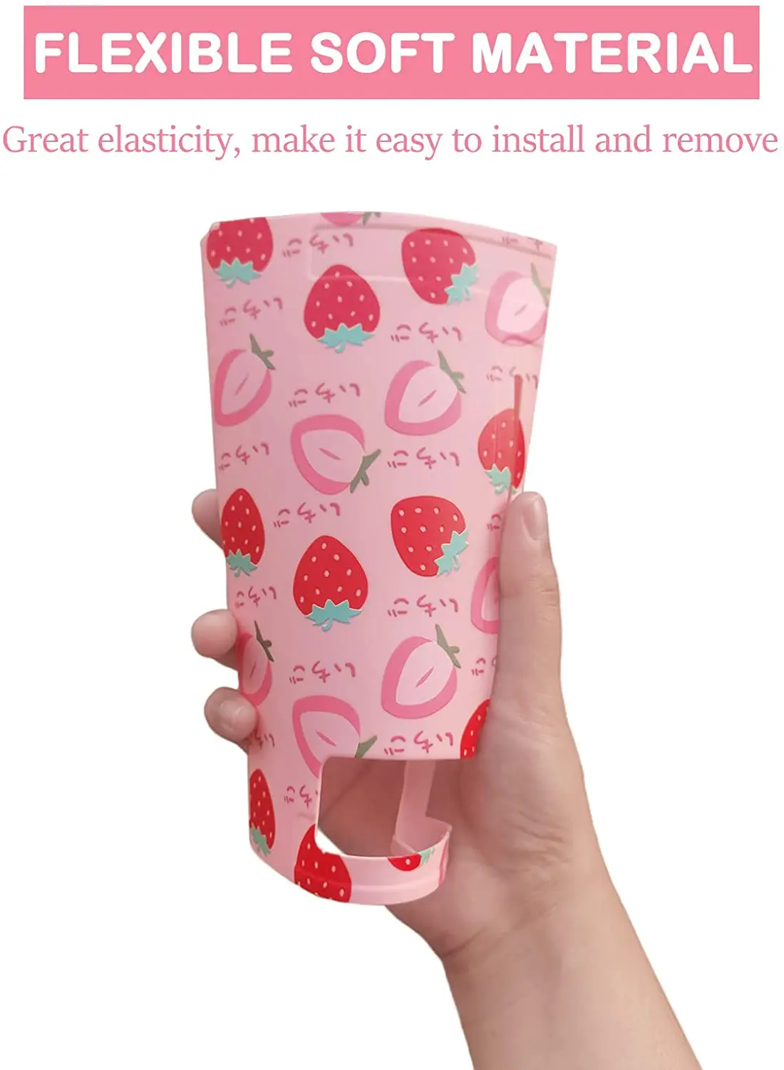 New Pink Cute Strawberry Protector Cases for Nintendo Switch Accessories Soft TPU Shell Cover for Nintend Switch Skin Case