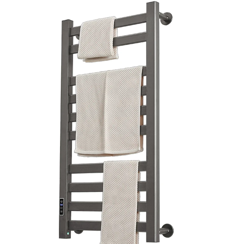 Aluminium Bathroom Towel Clothes Rack Thermostatic Smart Towel Radiator Smart Touch Screen
