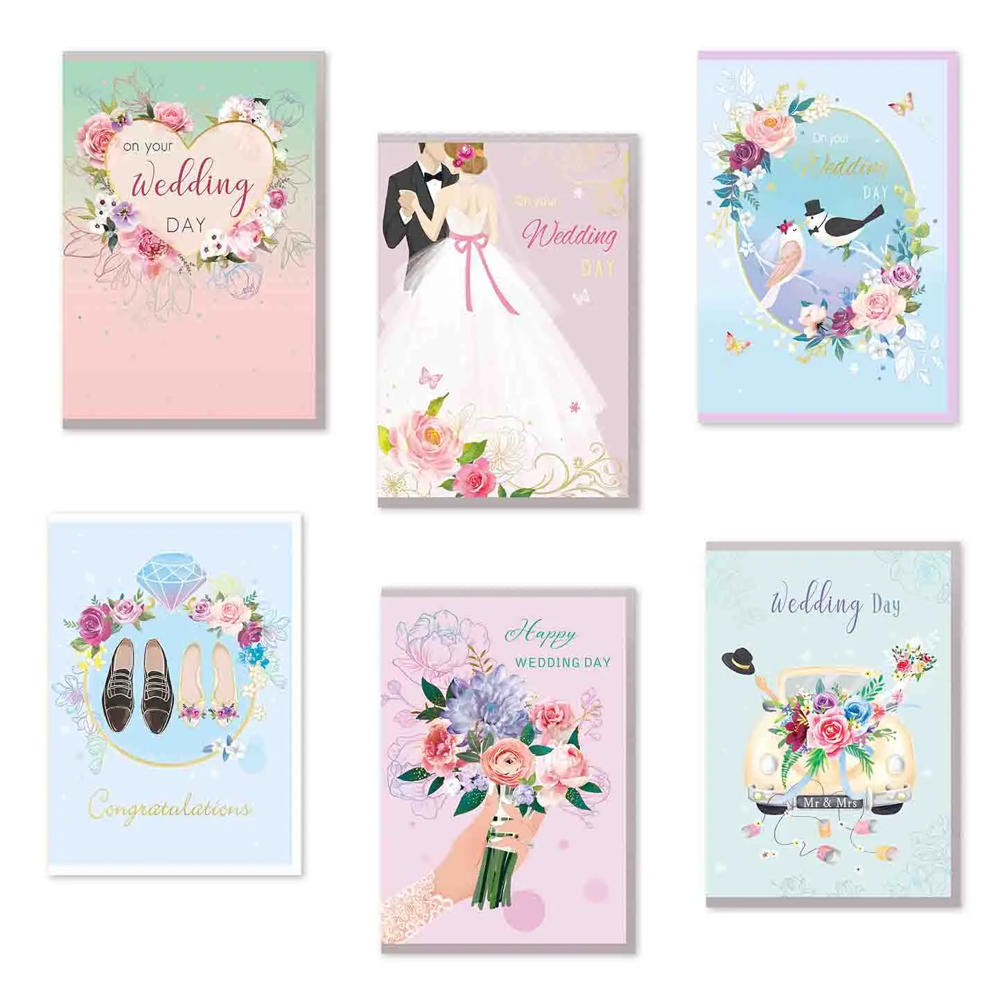 Christmas Wedding Baby Birthday Paper crafts printing card custom thank you card print