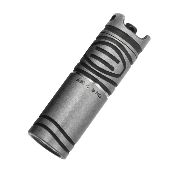 USB rechargeable mini flashlight Titanium LED torch light waterproof LED keychain lights EDC keyring torch titanium gadgets lamp