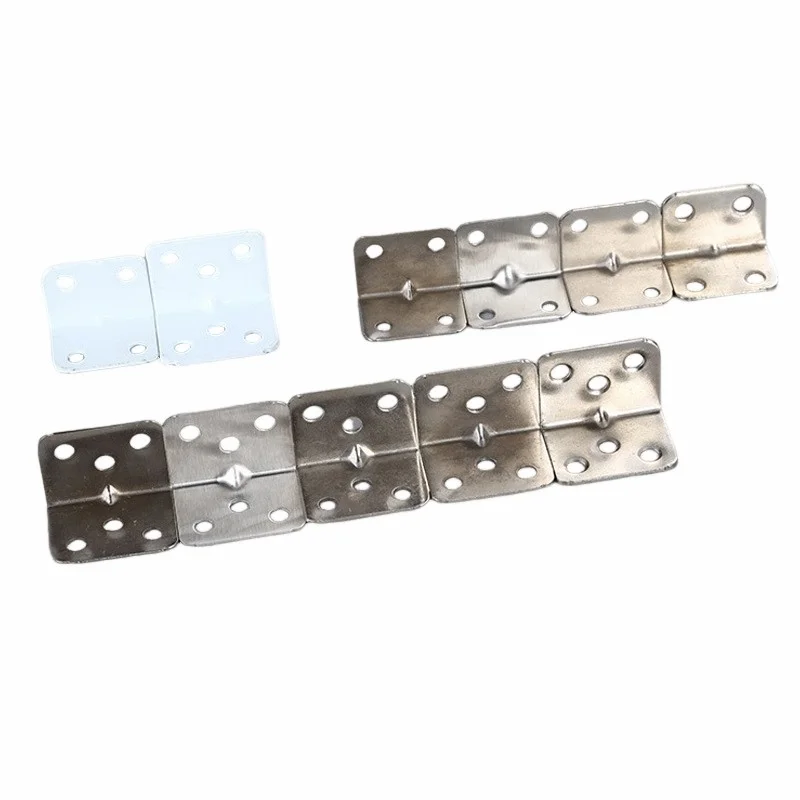 Cabinet 4 Holes 6 Holes Hardware Angle Stainless Steel Angle Code Furniture Fasteners Angle Iron L-Type Steel Corner Bracket