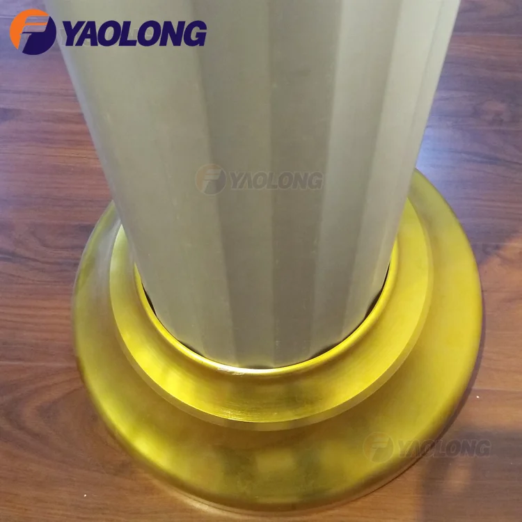 3 Meter Customized Tapered Aluminum Lamp Pole/Metal Pole For Lighting