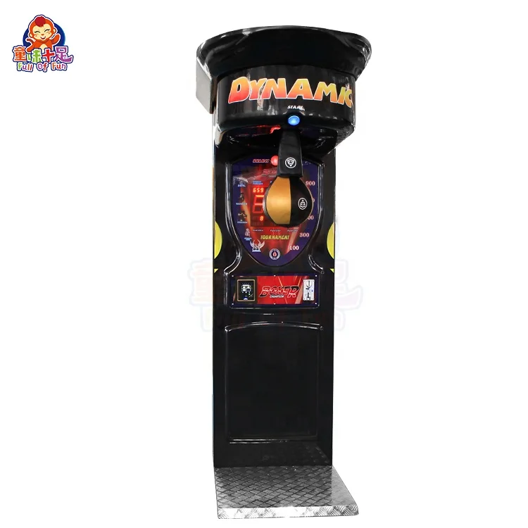 Customized Wholesale Direct Sales Coin Operated Arcade Dragon Fist Machine Boxing Arcade Game Machine Boxing Punch Machine