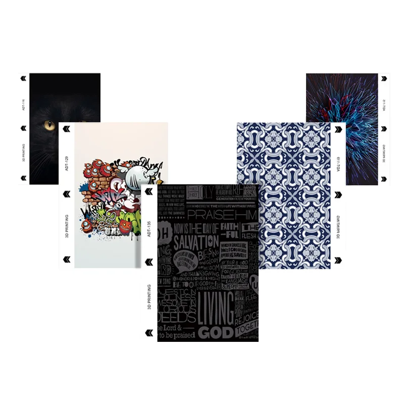  3D Relief Varnish Mobile Phone Back Film/Phone Wrap Skin/Colorful