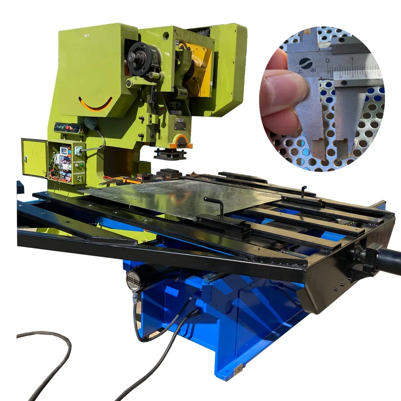 Full automatic perforating mesh hole punching machine