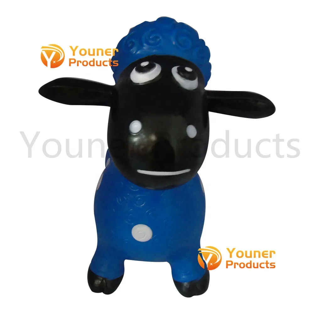 Inflatable Eco-friendly PVC Ride-on Animal Bouncy Hopper Painting Sheep  indoor & outdoor toys