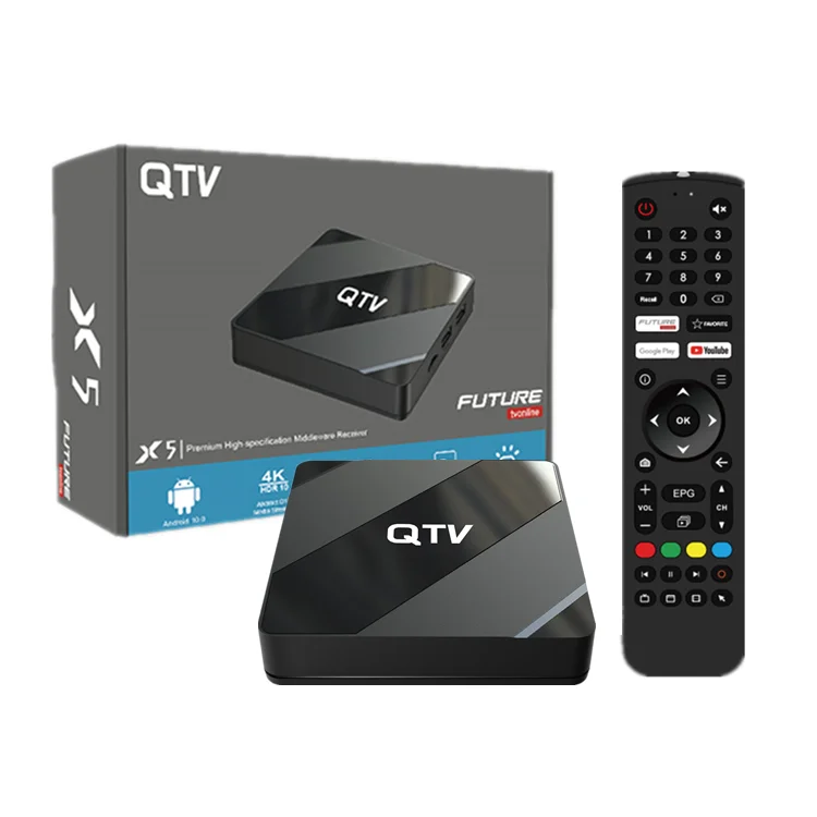 Latest QTV IPTV BOX Future TV MY TV Android 10 Smart 4K tv box XTV AIR XTV DUO 2GB 8GB ROM 5G Dual WiFi Set Top Box Future APP