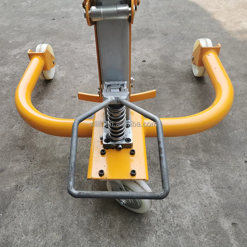 High Efficiency Oil Drum Handling Equipment Hydraulic Jack Lifter Machine Hydraulic 43 gal Portable Drum Lifter