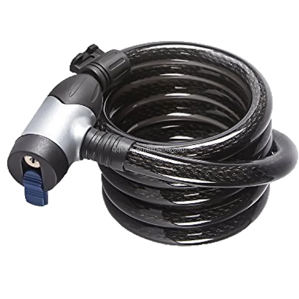 High quality security anti-theft motorcycle lock key entrance portable expansion bicycle scooter cable lock