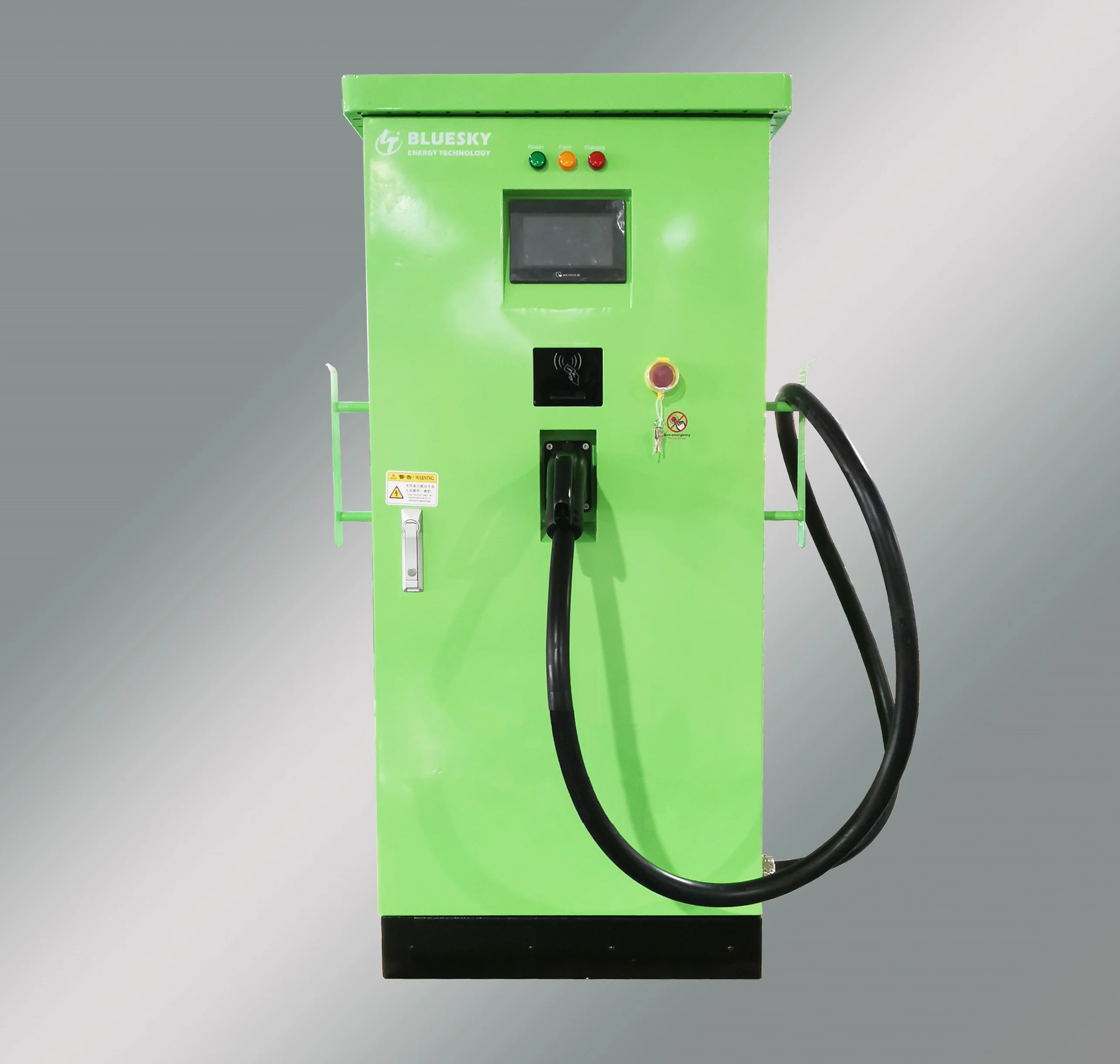 Bluesky 30KW level 3 CCS2 DC fast EV charger CHAdeMO stations charging electric cars 30KW EVSE OCPP1.6