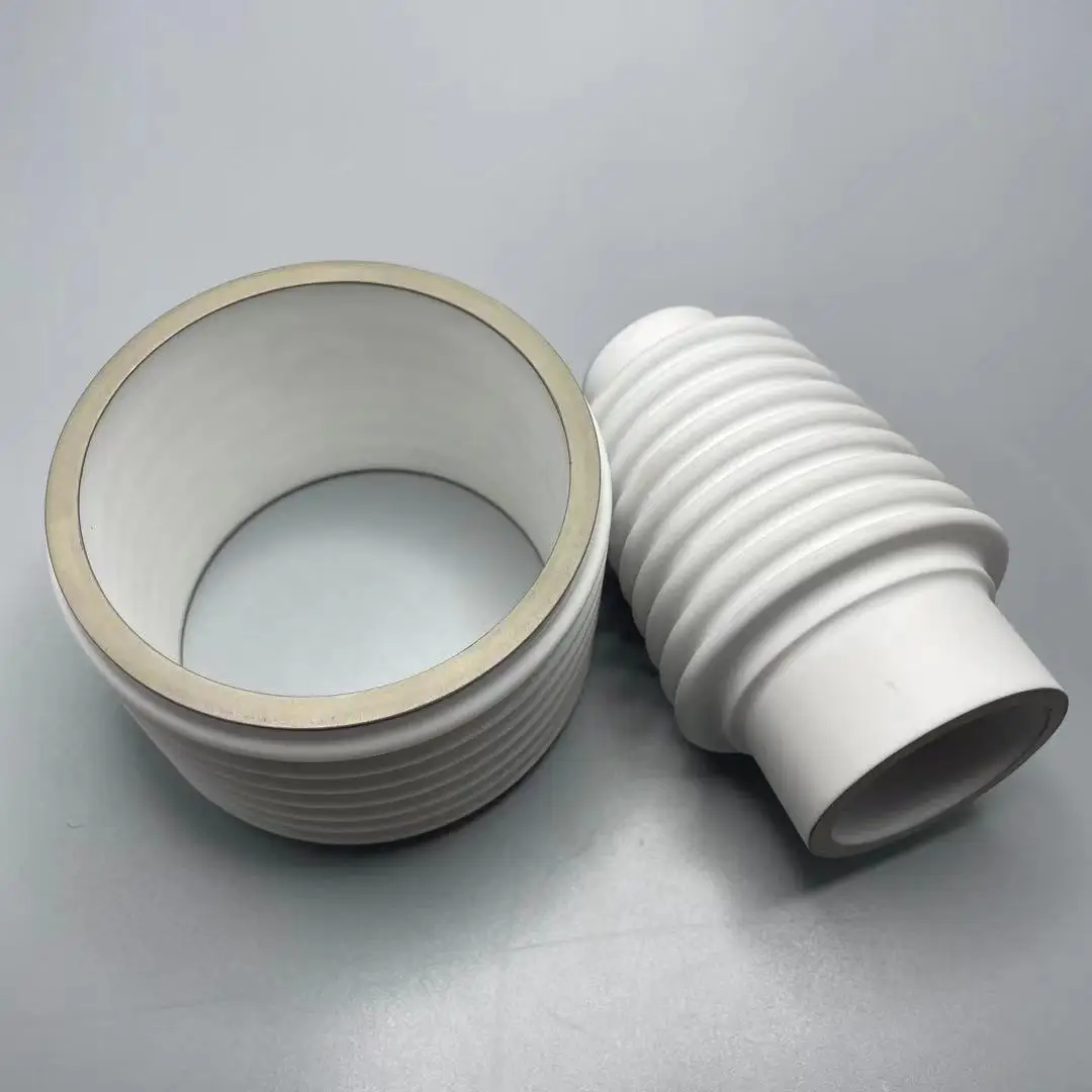 95% Vacuum Alumina Ceramic Metal Sealed Parts with Vacuum Metallized Ceramic