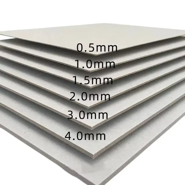 wholesale Grey board paper double grey card board 250G, 300G, 350G, 500G,1000G,1300G,2000G