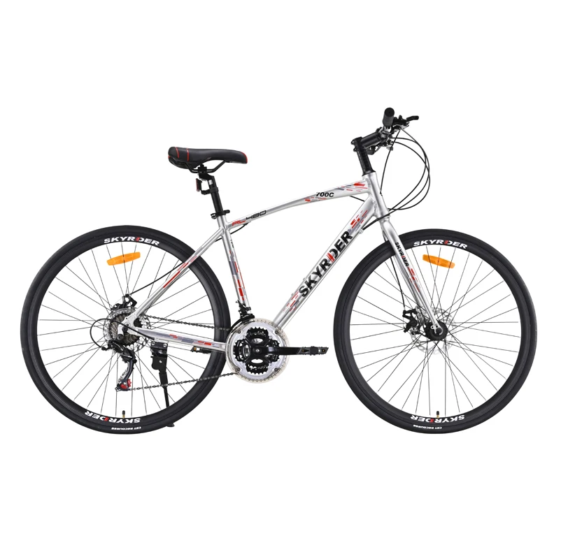 
Alloy Hybrid 700C MTB Shimano 21 Speed Mountain Bicycle 