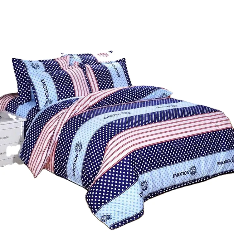 wholesale luxury queen and king size muslin mulberry silk 100% Cotton Comfortable Bedding Set Bed Sheets