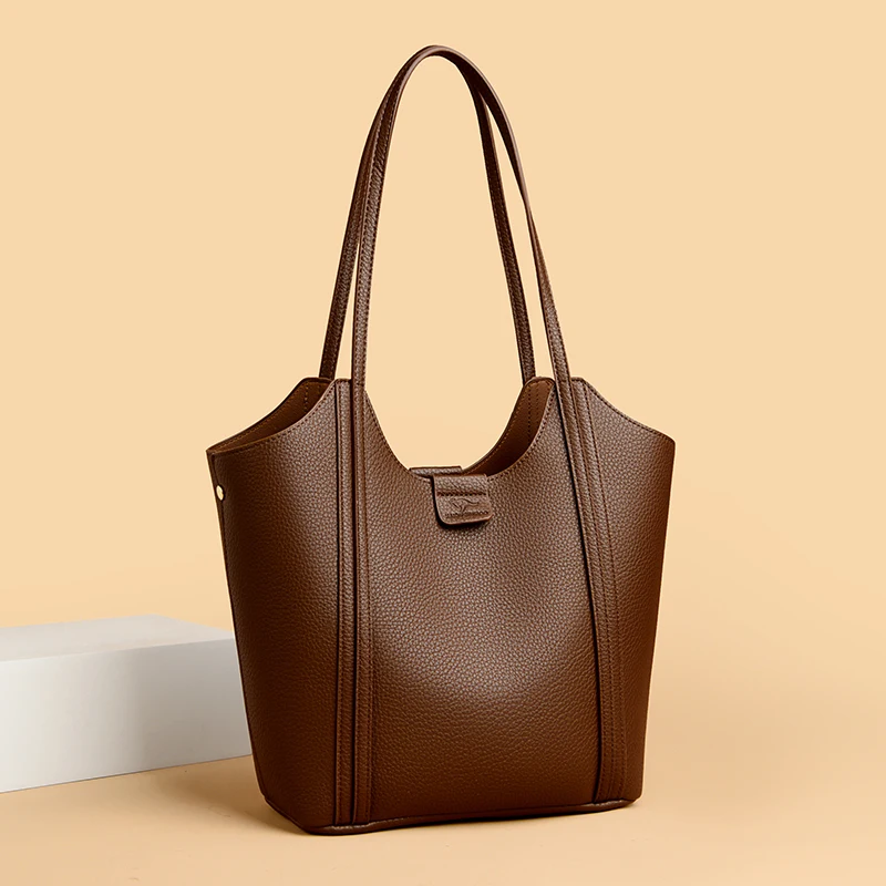 2025 NEW Wholesale Products Tote Bag Women Handbags Ladies Suitable Daily Fashion  Laptop Bag Large Soft PU Leather Bag