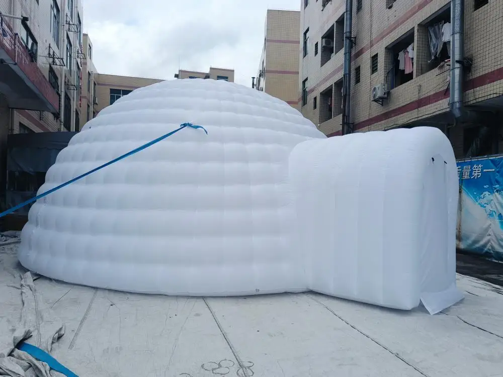 Buy stock inflatable luna wedding dome tents, customized white inflatable bubble tent for party exhibition event tents