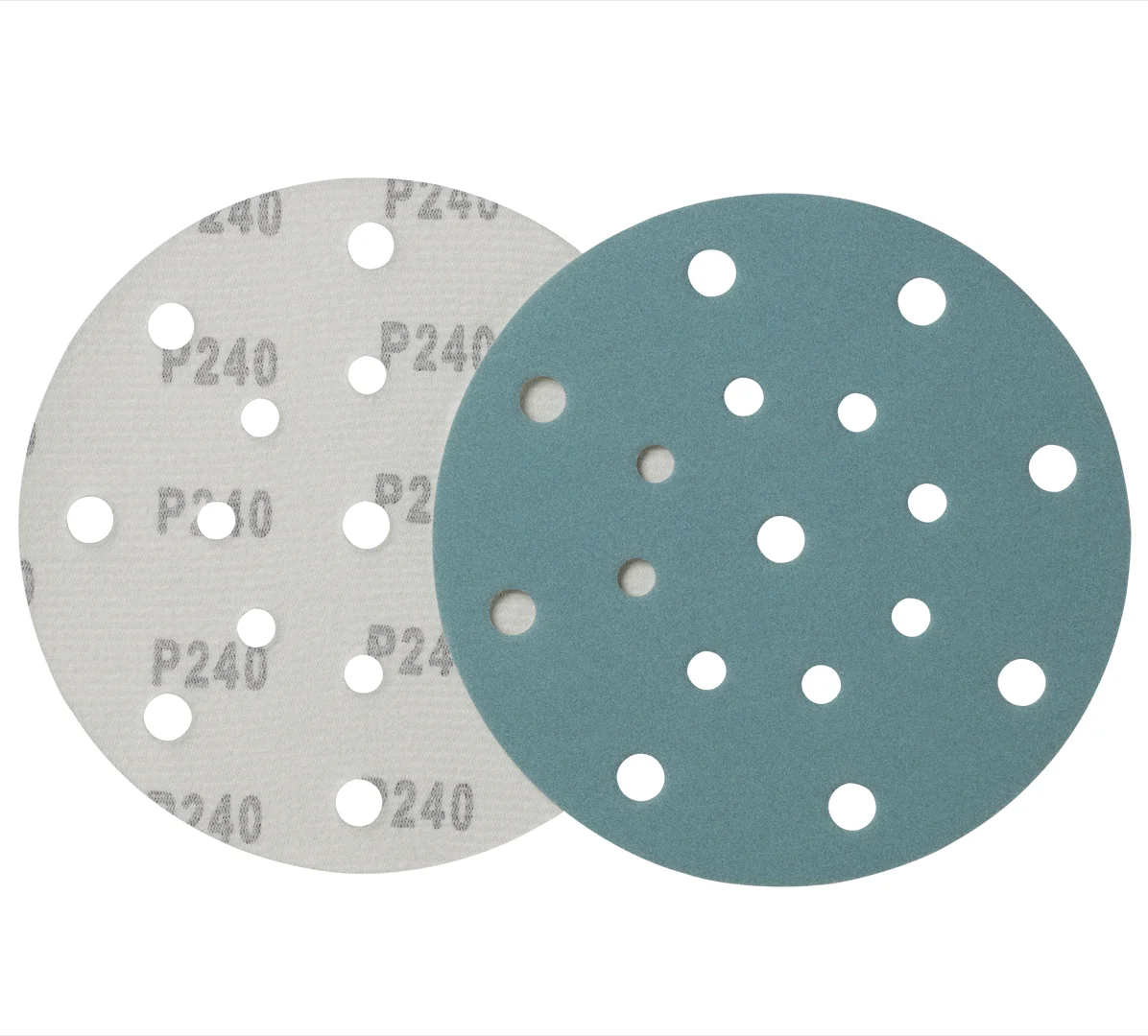 Ready To Ship 5inch 8holes Round Sand Paper Sanding Discs For Air Orbital Sander