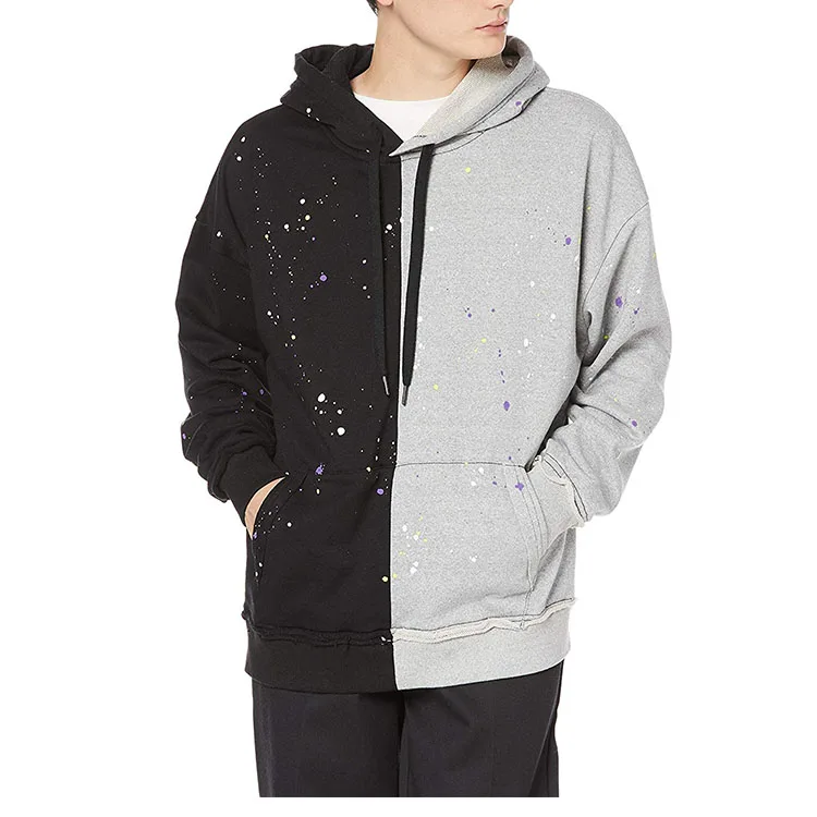 Одежда для прогулок, классный фон для фотографирования в технике Tye краситель толстовки по индивидуальному заказу из органического хлопка разноцветные туфли-лодочки на массивном квадратном флисовой изнаночной ткань удобная толстовка с капюшоном