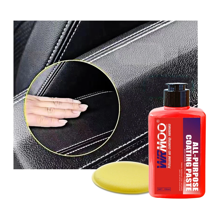 All-purpose Coating Paste 150ml Plastic Crystal Coating Car Tire Shine Auto Plastic Restore Car Care for Interior Seat Engine