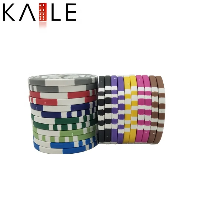 China factory supply 14g poker chips clay five stars texas with cash value custom logo sticks for casino entertainment products