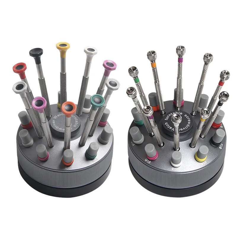 10-in-1 Rotatable Precision Screwdriver Set Mini Slotted and cross Screwdriver Metal Tool for Toy Glasses Laptop Camera Watch