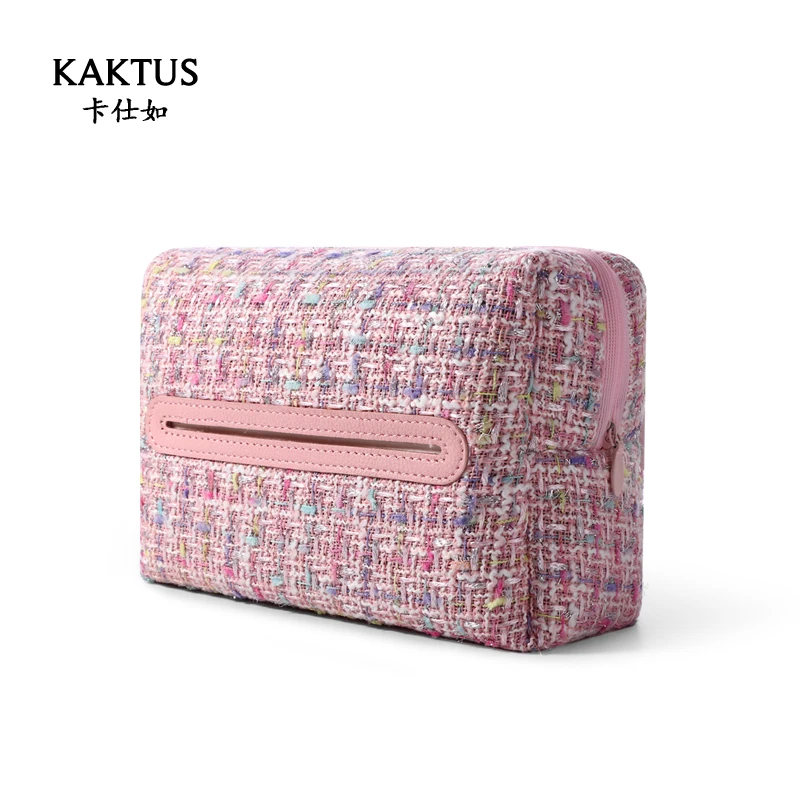 Car Tissue Box Towel Sets Tissue Box Holder Auto Interior Storage Decoration Accessories Car Sun Visor Fabric light luxury