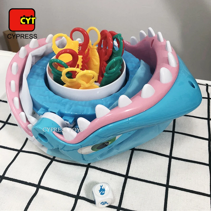 Детские игрушки набор для рыбалки с сигнализацией рулон и Рыба красочных морских существ перед поклевкой акулы игра детей