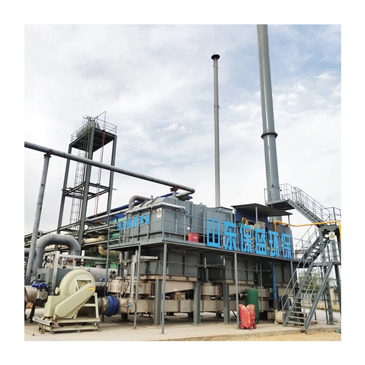 Industrial waste gas treatment three bed RTO heat storage incineration equipment