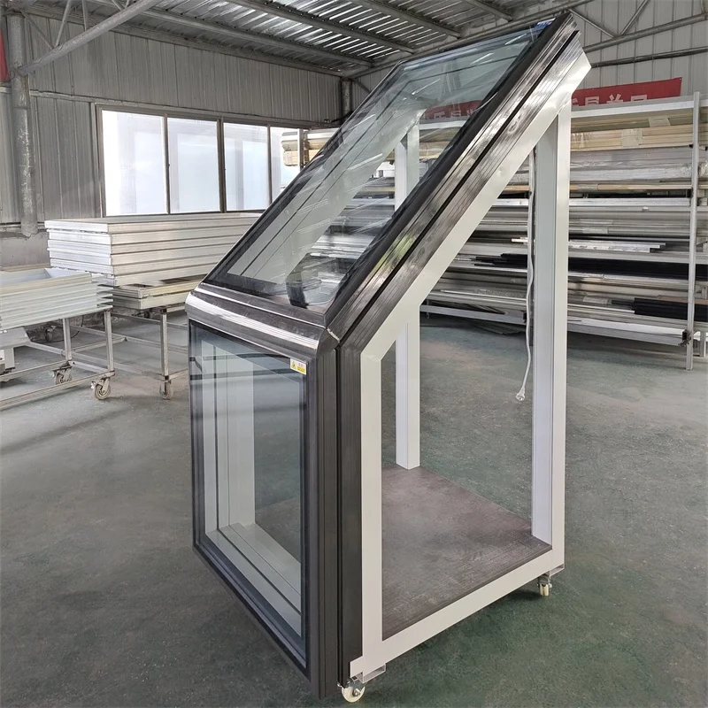 XBH Aluminum Double Glazed Patio Glass Rooflights Skylight Window Balcony