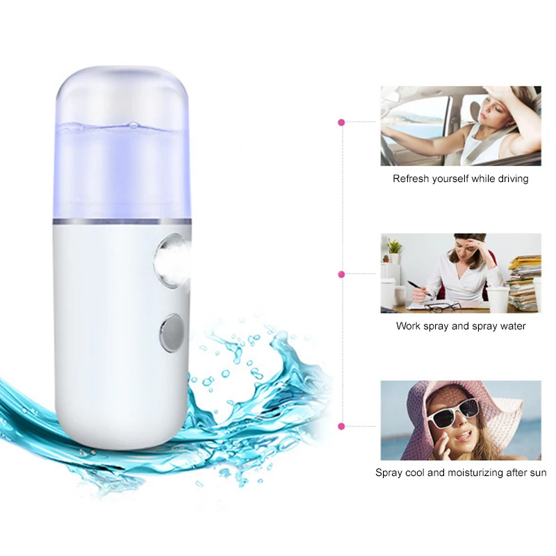 New Design  Mini USB Nano Facial Spray Mist Machine Deeply Beauty Care face steamer machine