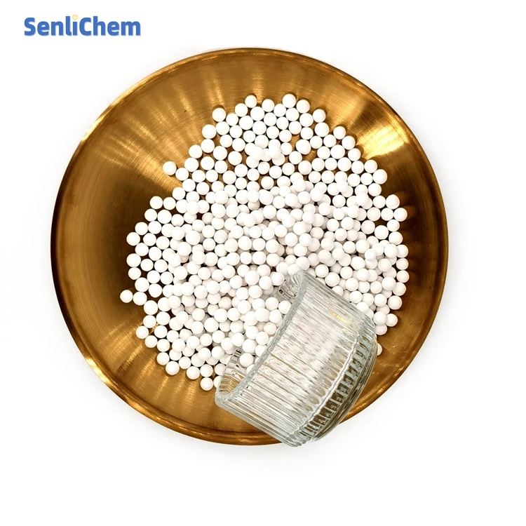 Special Activated Alumina High Crush Strength and Low Dust for Desulfurizing Treatment Dry Compressed Air and Other Gas