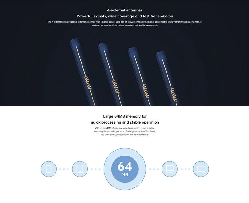 Xiaomi Mi Router 4C WiFi Repeater 300Mbps Wifi Router APP Control Xiaomi Router 4C Global Version Original