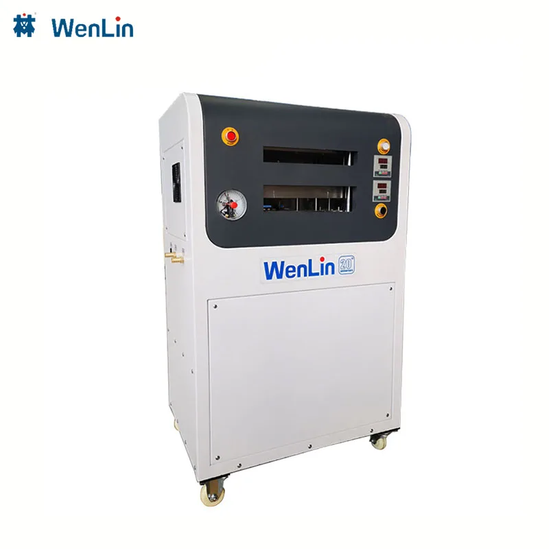 Wenlin  2 layers hot and cold 220V laminating machine business card hotel card passport making machine