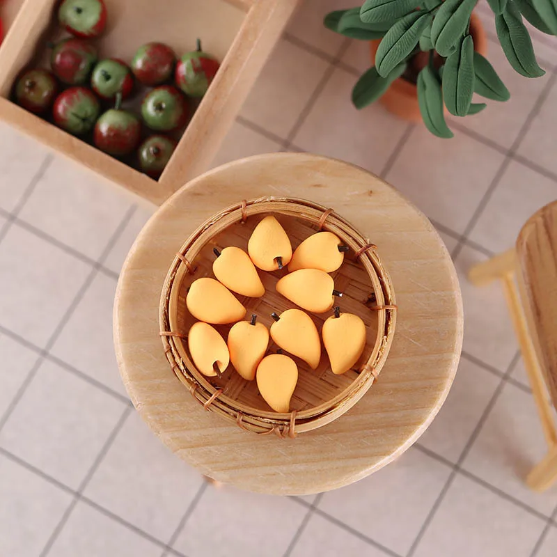 Miniature Food Play Simulation Clay Mini Fruit Model 1:12 Doll House Diy Decoration Toys