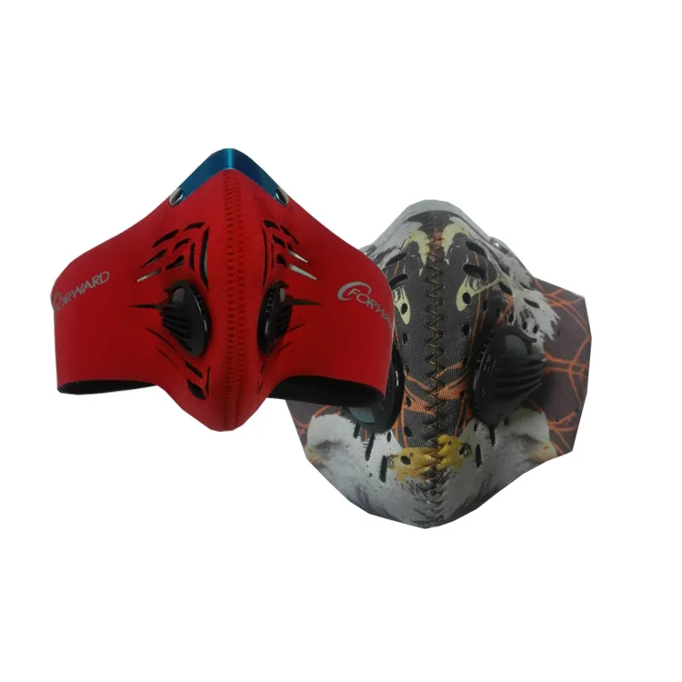 Customized Dust-proof Heart Print Cotton Reusable Anti Pollution Party Face Cover