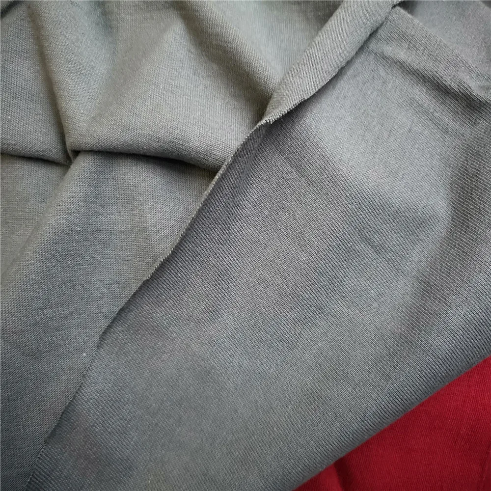 220gsm Tubular Cotton Knitting Seamless Cotton Fabric For T-shirt