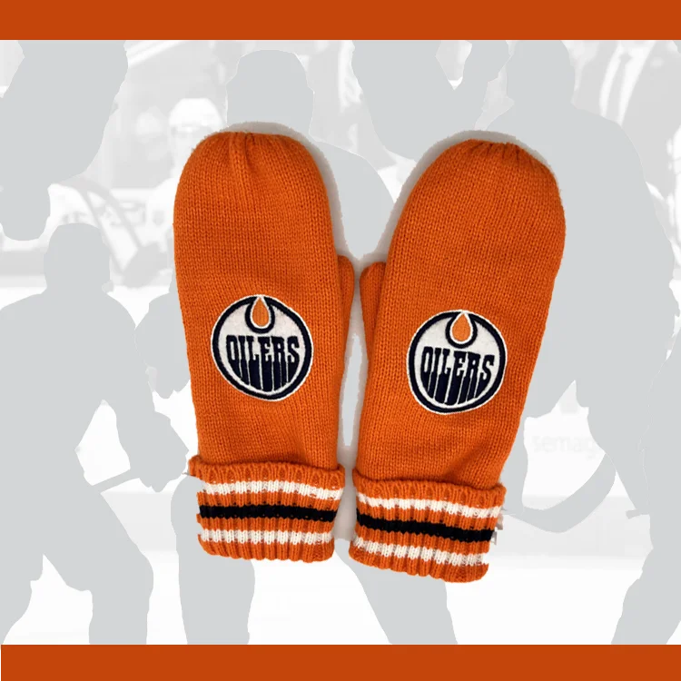 Hockey team ski snowboard snow fabric thin 100% cashmere adult fleece mittens for women custom logo