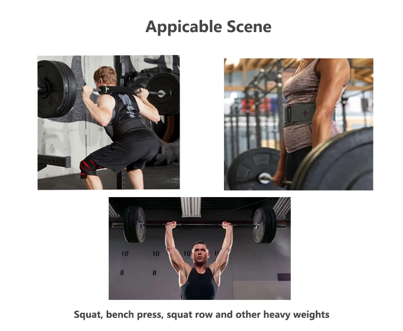 NQ SPORTS Customized Heavy Professional Weight Lifting Belt Weightlifting Gym Fitness Belt For Weight Lifting 13mm Adjustable