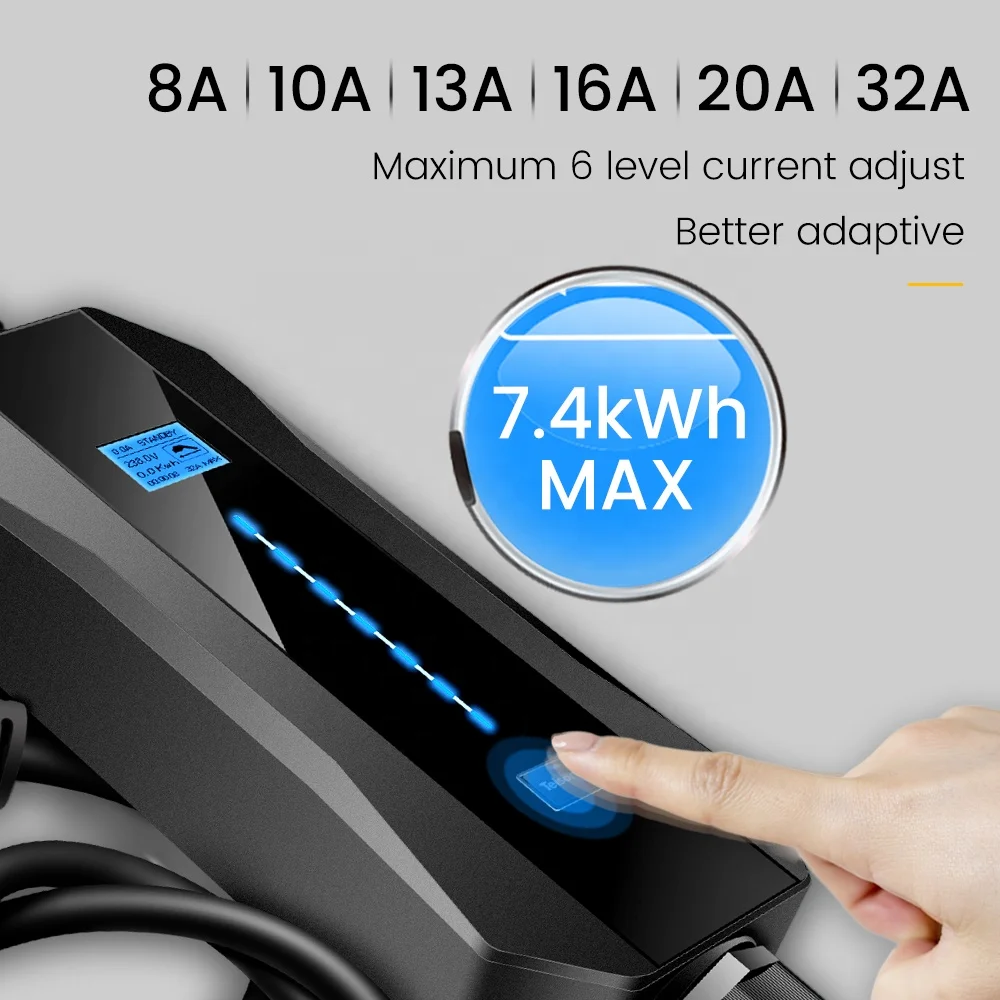
Teison 230V AC Portable EV Home Charger for Electric Vehicle Charging 