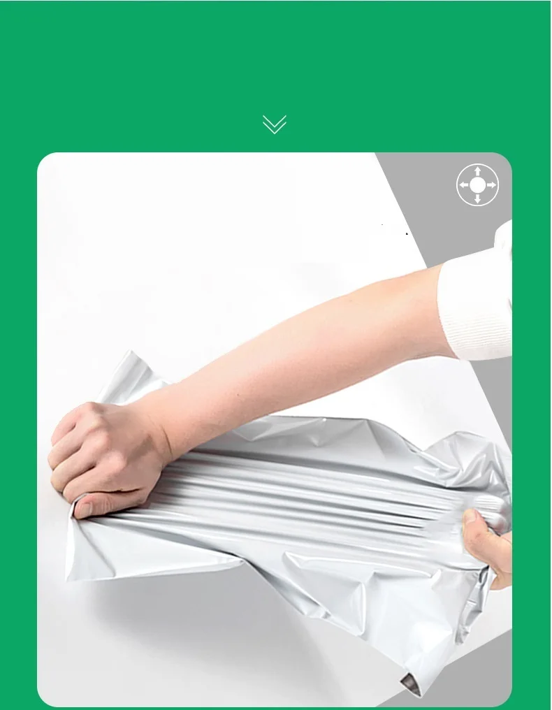 Custom Logo Biodegradable Poly Mailers Express Plastic Clothing Bags for Shoes Underwear Socks Fur Corn for Mailing Packaging