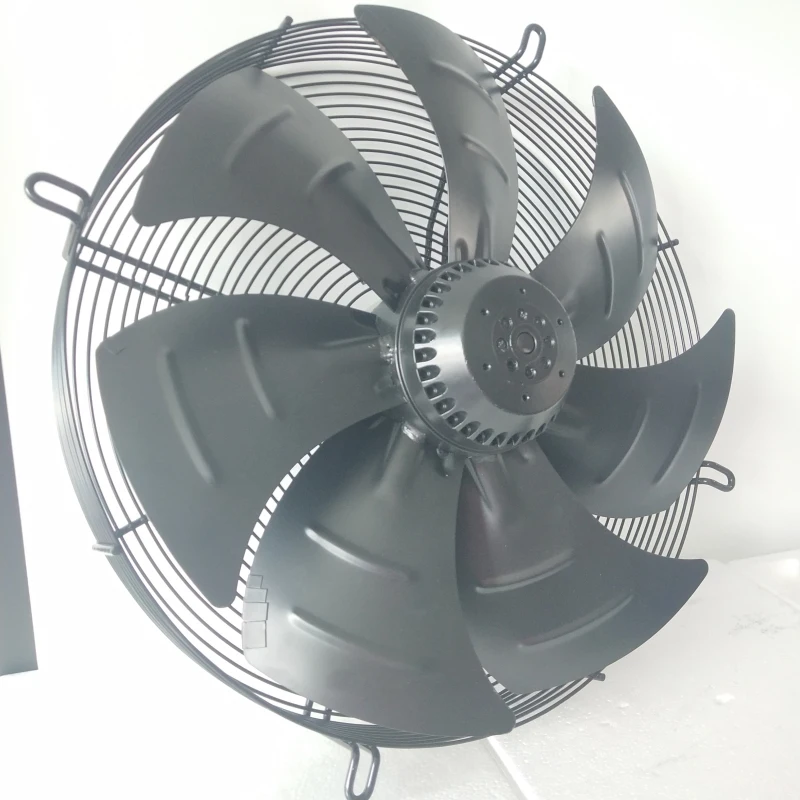 AC Axial Airflow Fan 500mm External Rotor Motor Powered Electric Cooling Fan for Farm Industry Supports OEM and ODM