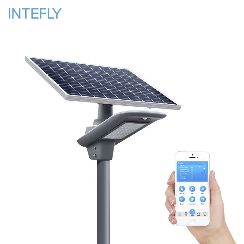 Led Solair Lampadaire Outdoor Led Solar Light 50W Smd Street Light