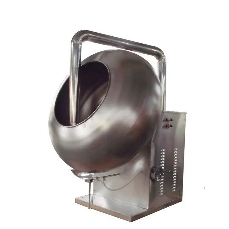 Factory Labratory Pot Lab Size Chocolate Coater Pan Peanut Polishing Making Pill Sugar Coating Machine