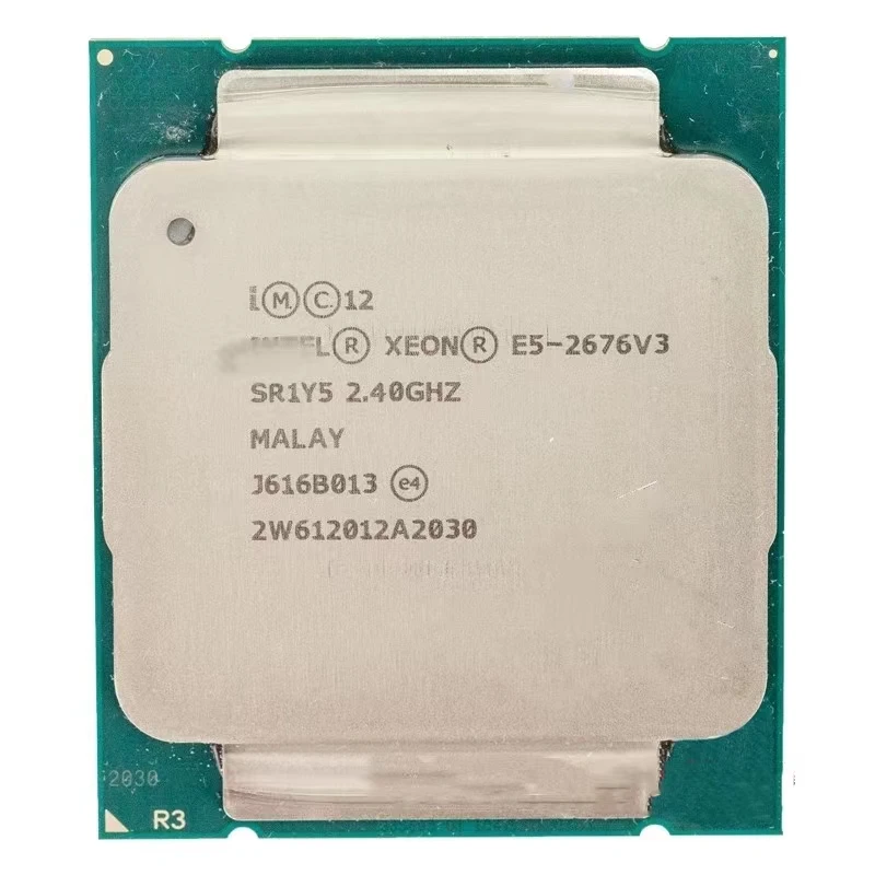 Для Intel Ксеон QS версия E5-2676 V3 2 40 ГГц с возможностью погружения на глубину до 30 м 12 ядер 22NM E5 2676 LGA2011-3 120W процессор