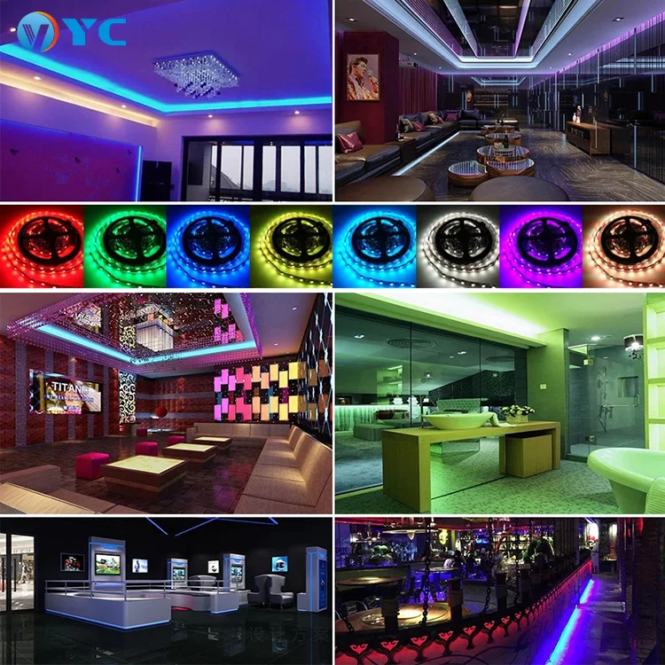 Multi Dream Colors 5M 10M 15M SMD5050 WiFi Smart Remote Control Waterproof RGB Ceiling Crome Flexible LED Strip Lights Set