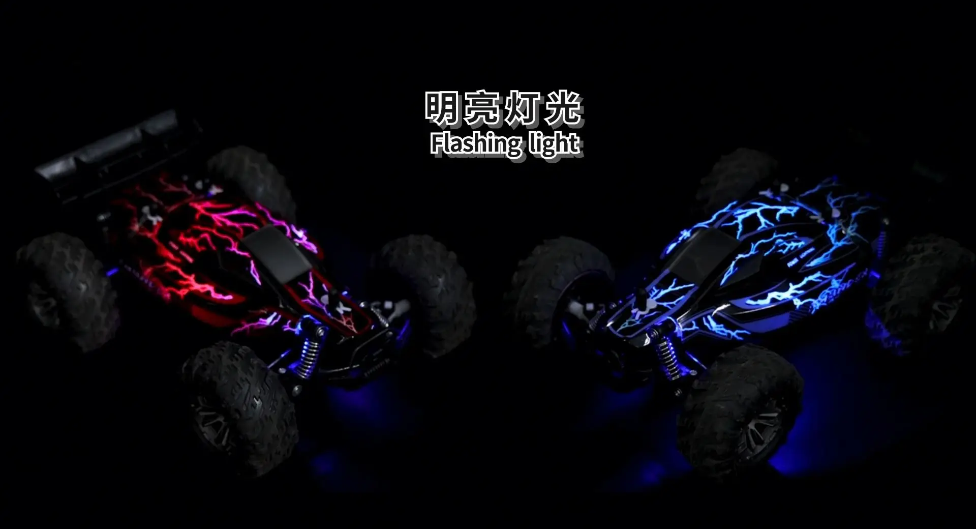 1:18 2.4G RC Car Professional High-Speed 4WD 12KM/H Racing Model LED Light Includes Remote Controller 6 Channels Expert