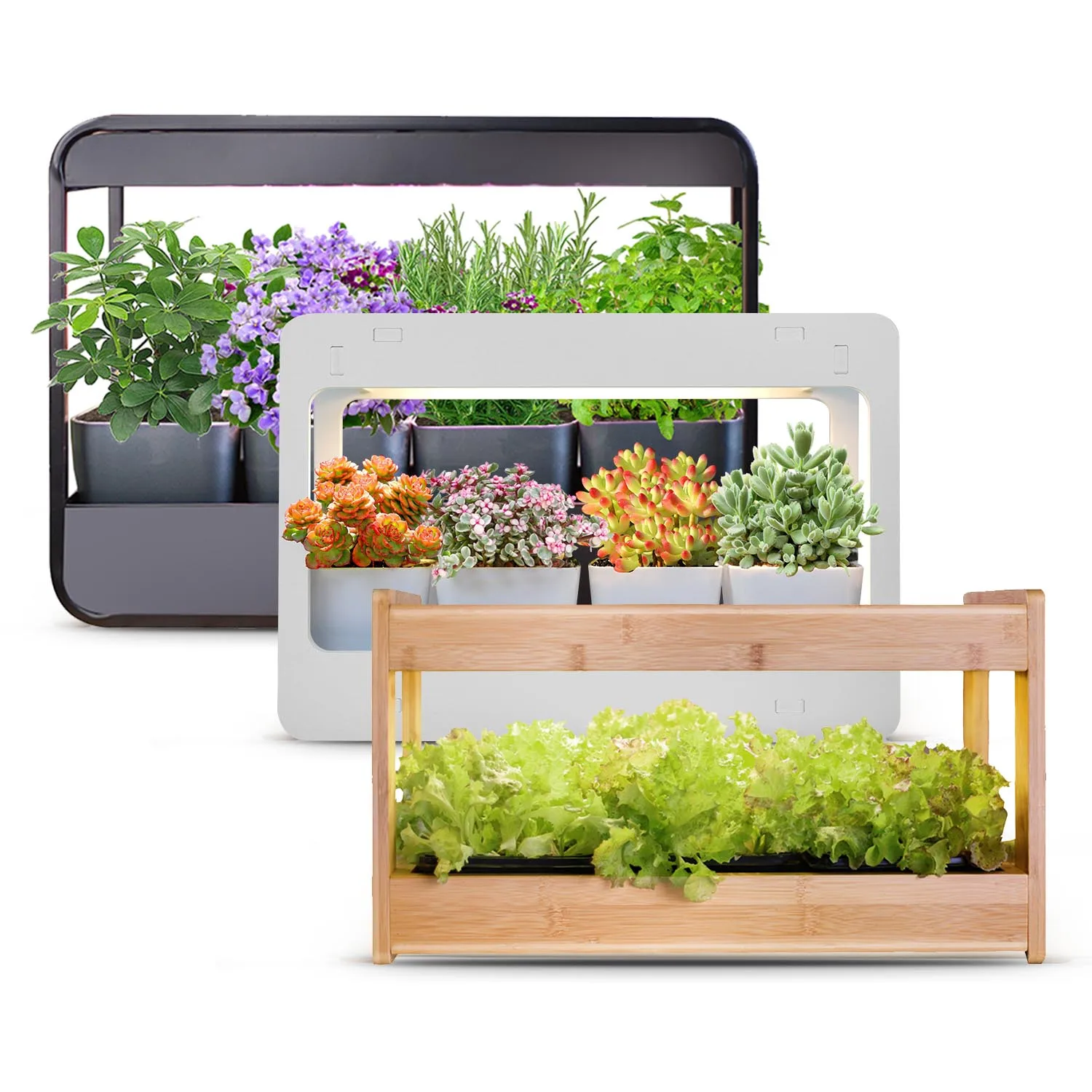 J & C Minigarden led комнатный садовый светильник для выращивания растений ce rohs умный комплект суккулентов