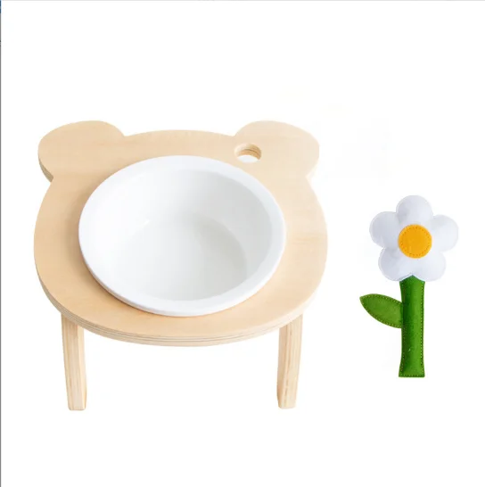 Good quality pet feeder toy pet bow feeder ceramic bowls pets